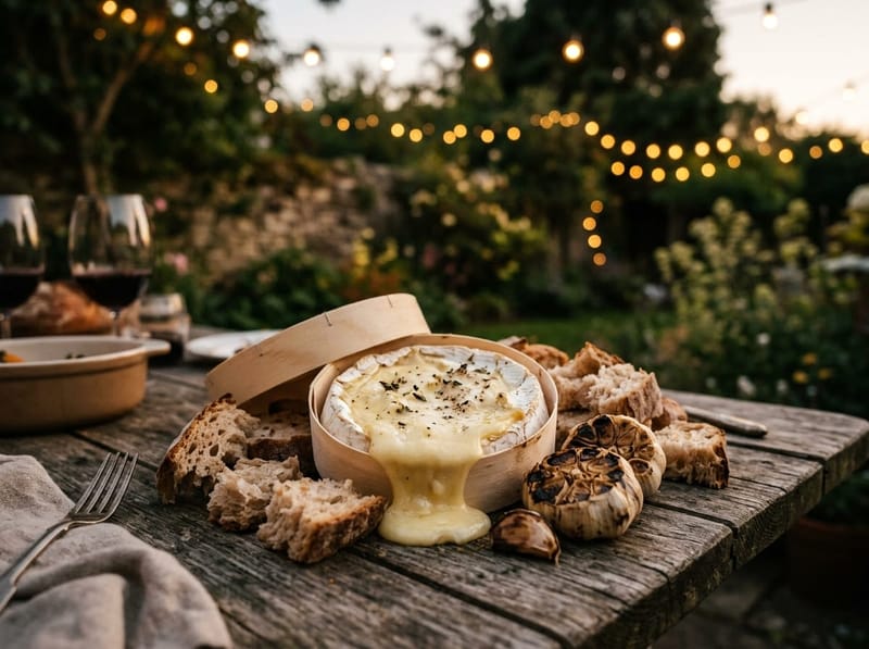 Camembert rôti au pain