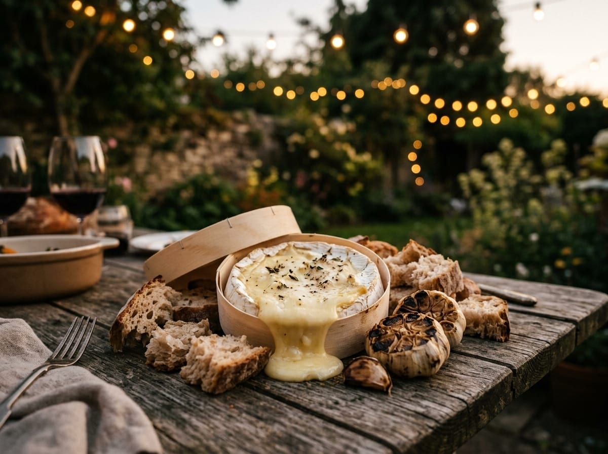 Camembert rôti au pain