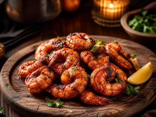 Crevettes tandoori