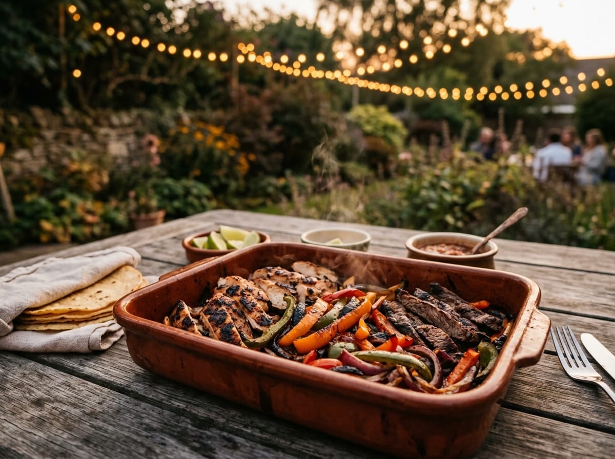 Fajitas poulet & bœuf à la double sonde